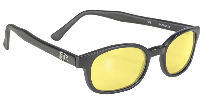 X - KD's - 11112 Matte Black/Yellow Lens