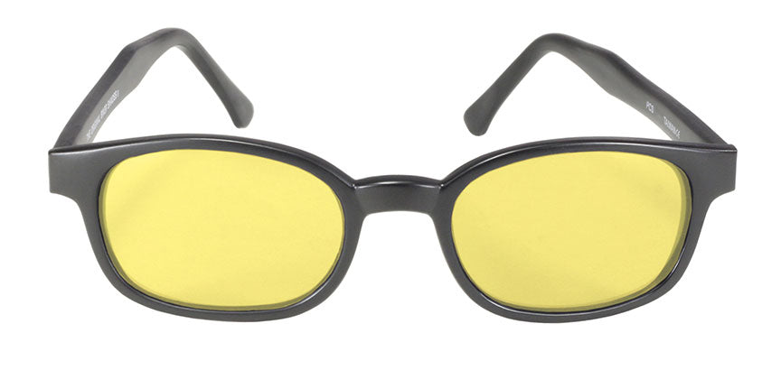 X - KD's - 11112 Matte Black/Yellow Lens