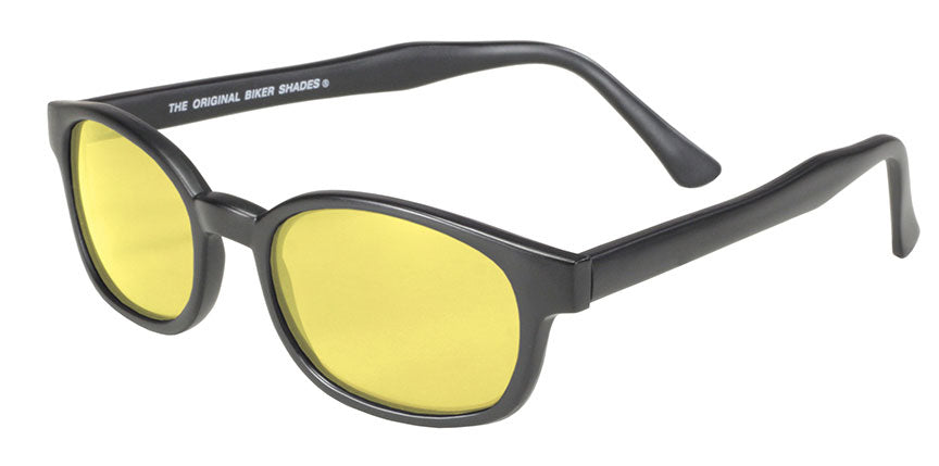 X - KD's - 11112 Matte Black/Yellow Lens