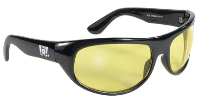 Wrap Sunglass - 20712 Yellow/Black