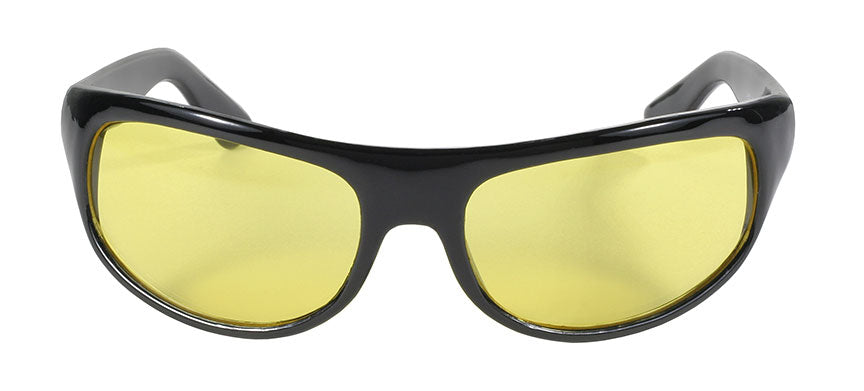 Wrap Sunglass - 20712 Yellow/Black