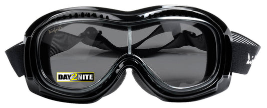 Airfoil 9311 Goggle - Day2Nite Grey/Black- Can Be Worn Over Eyeglasses