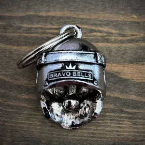 CL-05 Vintage Helmet Skull Chrome Bell