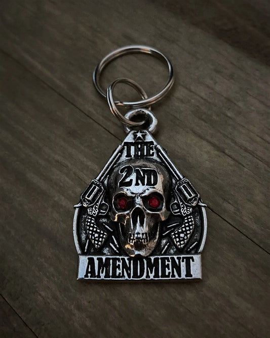 BBK-15 The 2nd Amendment Diamond Keychain