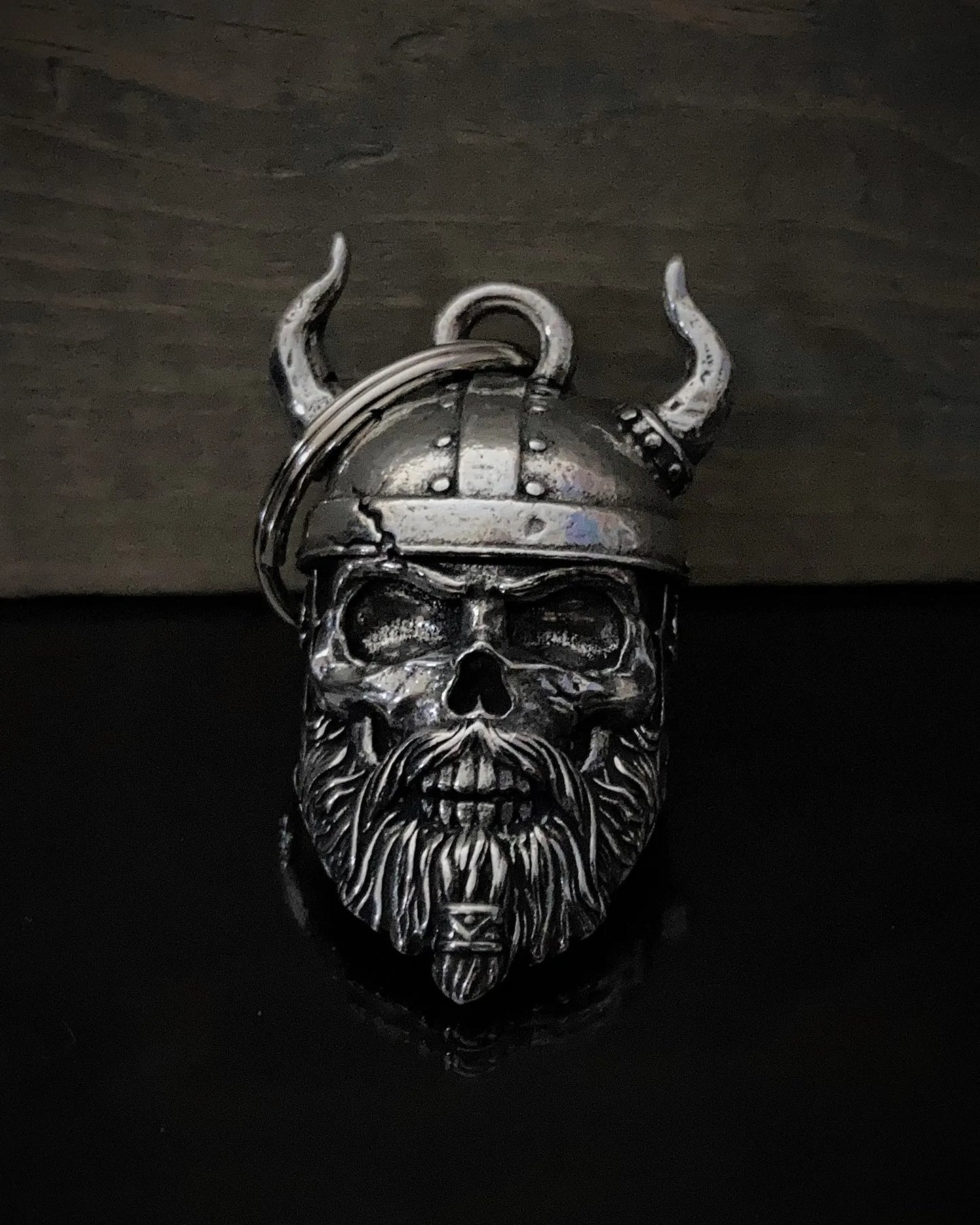 BB-138 Viking Warrior Skull Bell