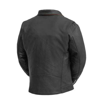 FIM209CMB-BKCOG-Arnold Men's Motorcycle Leather Jacket