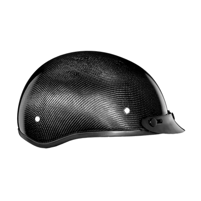 D2-G D.O.T. Daytona Skull Cap- Grey Carbon Fiber