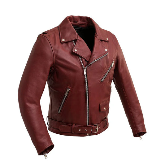 FIM208CDLZ-OXB-Fillmore Men's Motorcycle Leather Jacket