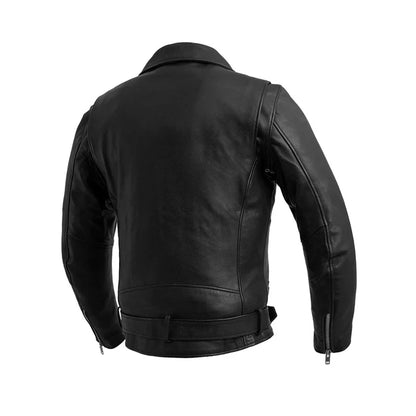 FIM208CDLZ-BLK-Fillmore Men's Motorcycle Leather Jacket