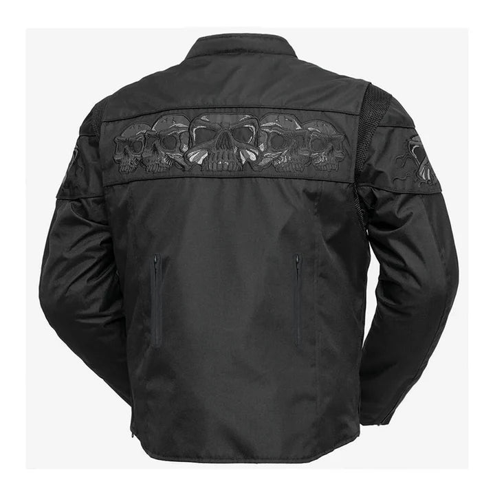 FIM450TEXZ-BLK-Immortal Men's Motorcycle Textile Jacket