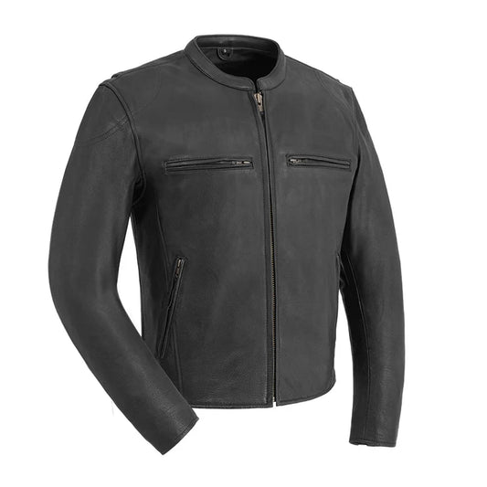 FIM278CDL-BLK-Indy Men's Motorcycle Leather Jacket