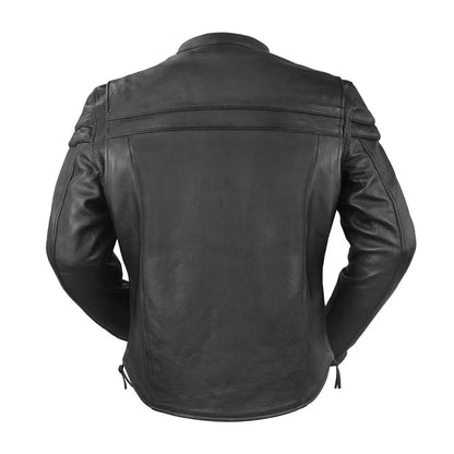 FIM262NTCZ-BLK-Maverick Men's Motorcycle Leather Jacket