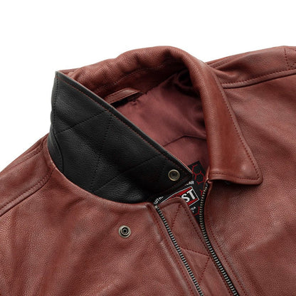 FIM220CMB-OXB-Moto Bomber - Men's Leather Jacket