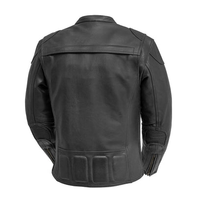 FIM295CDMZ-BLK-Nemesis Men's Motorcycle Leather Jacket