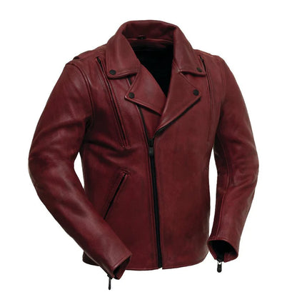 FIM269CPMZ-OXB-Night Rider Men's Motorcycle Leather Jacket