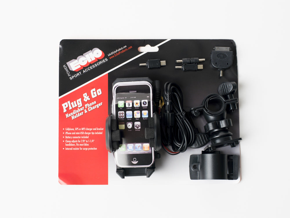 06-660 Plug & Go Handlebar Phone Holder and Charger