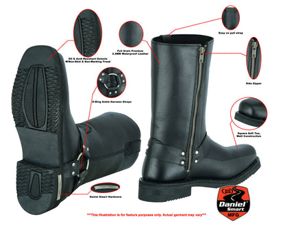 DS9739 Mens Waterproof Harness Boots