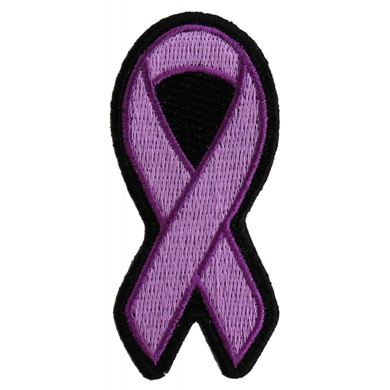 P2762 Purple Ribbon Patch For Breast Cancer Survivors