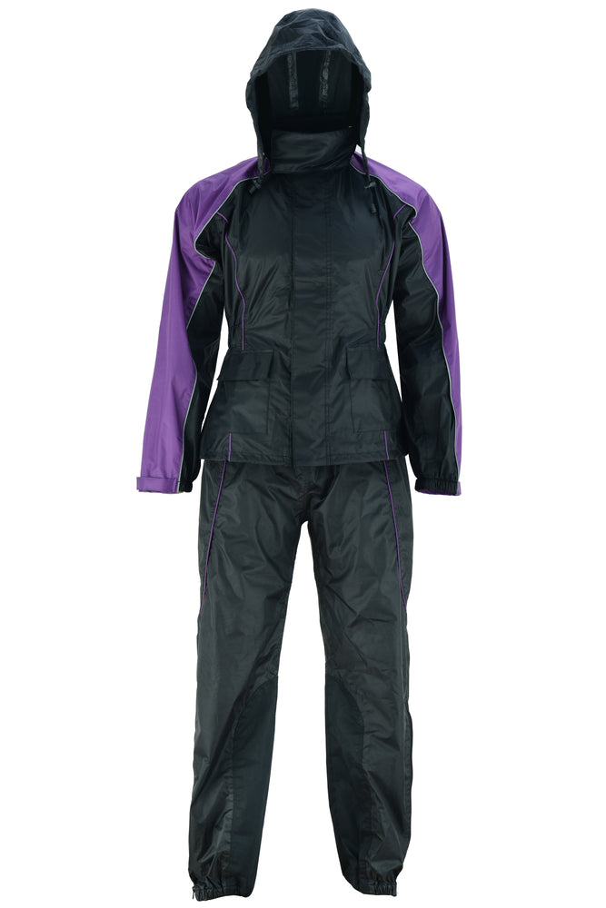 DS575PU Womens Rain Suit (Purple)