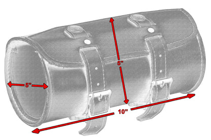 DS4050 Premium Small Leather Round Tool Bag