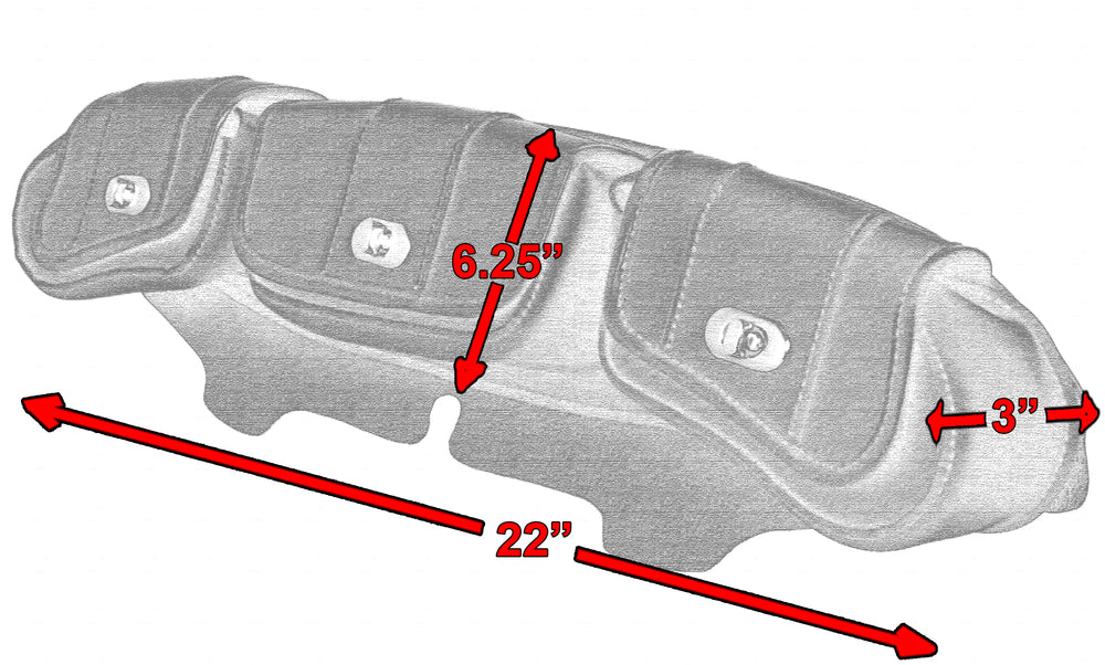 DS5802 Three-Pocket Windshield Bag