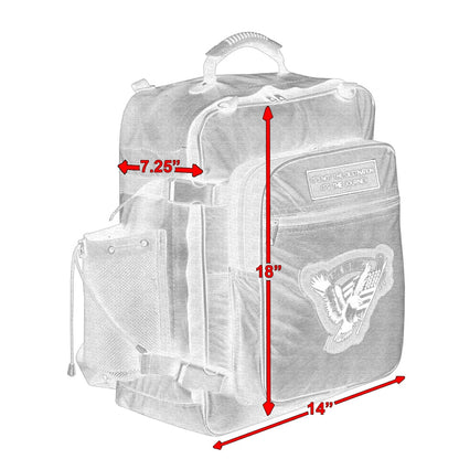 DS370 Three Piece Sissy Bar Back Pack