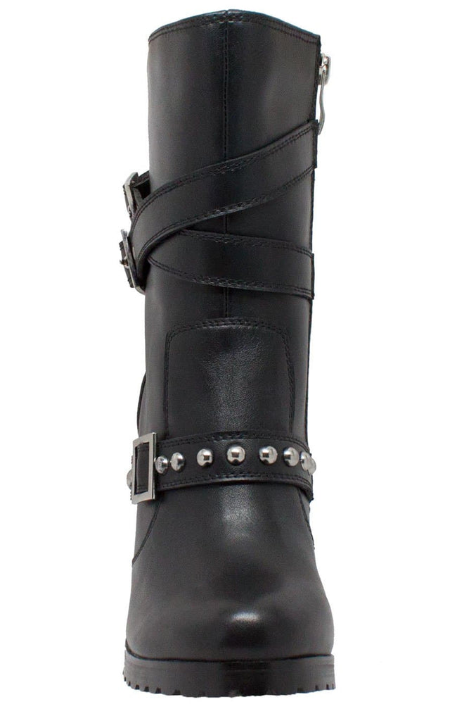 8545 Womens 3-Buckle Boot with Heel