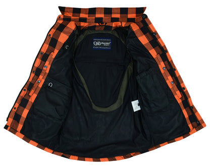 DS4675 Armored Flannel Shirt - Orange