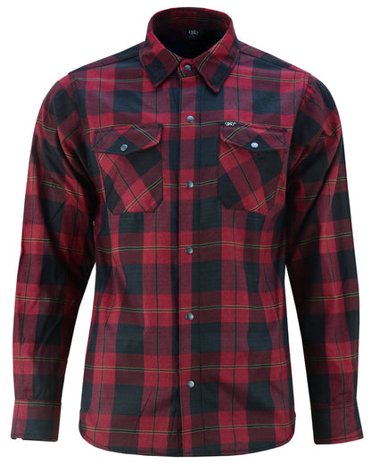 DS4682 Flannel Shirt - Red and Black