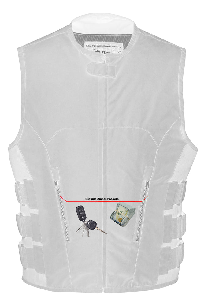 DS112BK Men's Textile Updated SWAT Team Style Vest