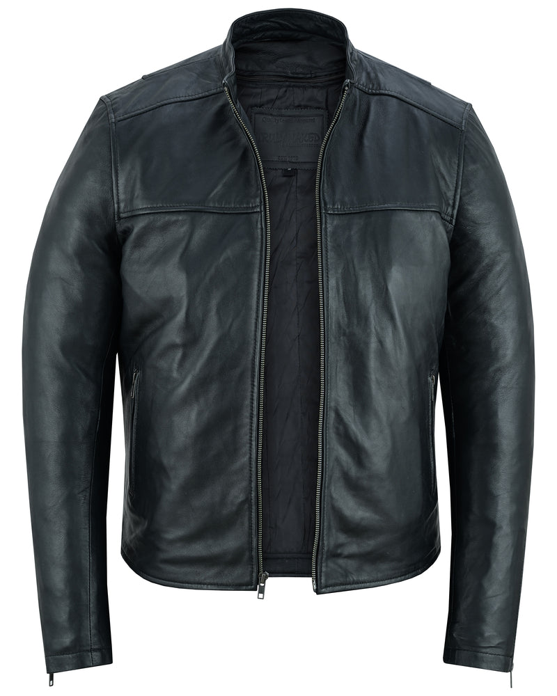 Wanton Mens Fashion Leather Jacket