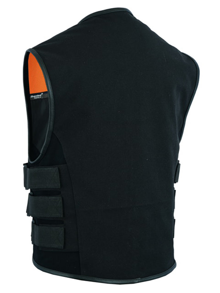 DS006 Men's Updated Canvas SWAT Team Style Vest