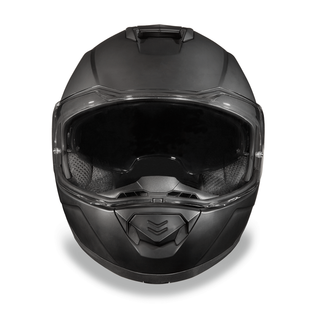 MG1-B Daytona Glide Modular Motorcycle Helmet - DOT Approved, Bluetooth Ready, Dual Visor, Men/Women/Youth - Dull Black