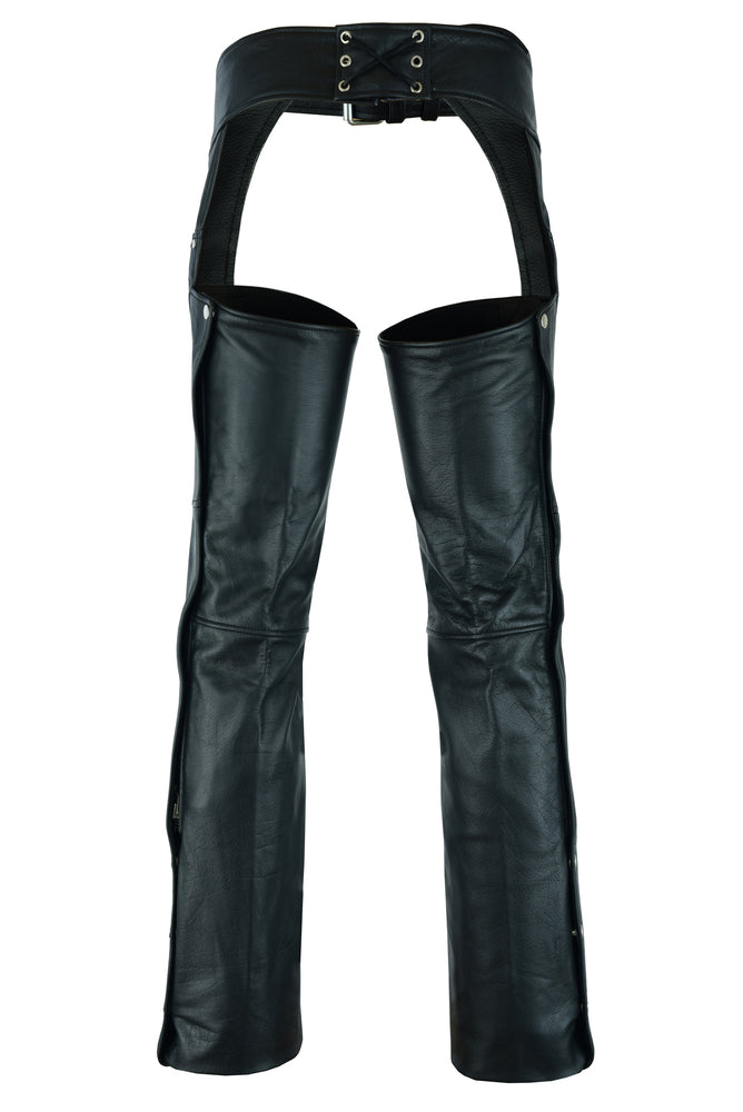 DS447TALL Tall Classic Leather Chaps with Jeans Pockets