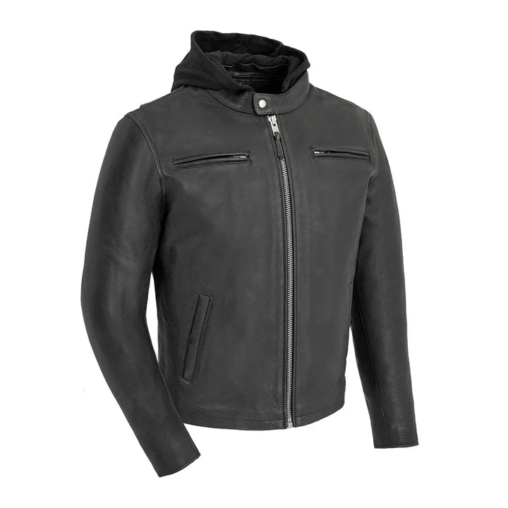 FIM248CCBZ5X-Street Cruiser Men's Motorcycle Leather Jacket