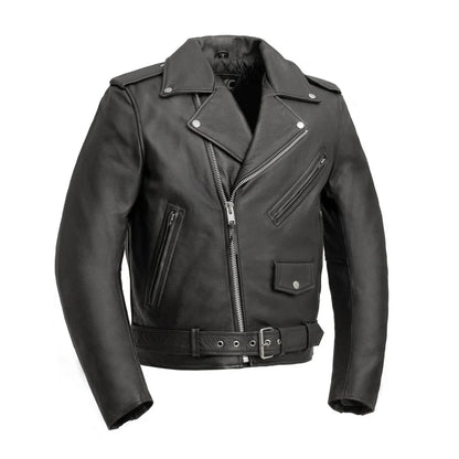 FMM200BMP-BLK-Superstar Men's Motorcycle Leather Jacket