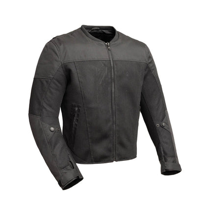 FIM452TEXZ-BBLK-Tornado Men's Cordura Textile Jacket