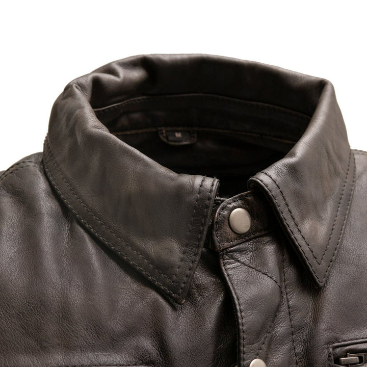 FIM280SDCZ-Villain Men's Motorcycle Leather Jacket