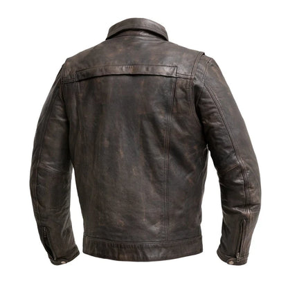 FIM280SDCZ-Villain Men's Motorcycle Leather Jacket