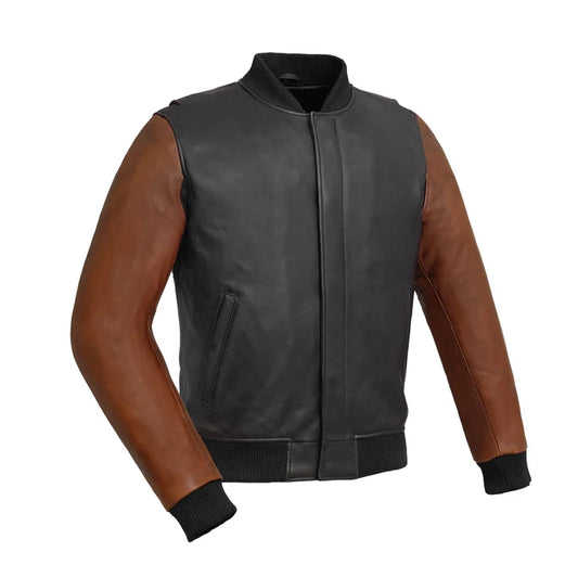 FIM210CMB-BKCOG-Willie Men's Motorcycle Leather Jacket