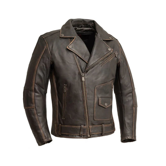 FIM287CDMZ-Wrath Men's Motorcycle Leather Jacket